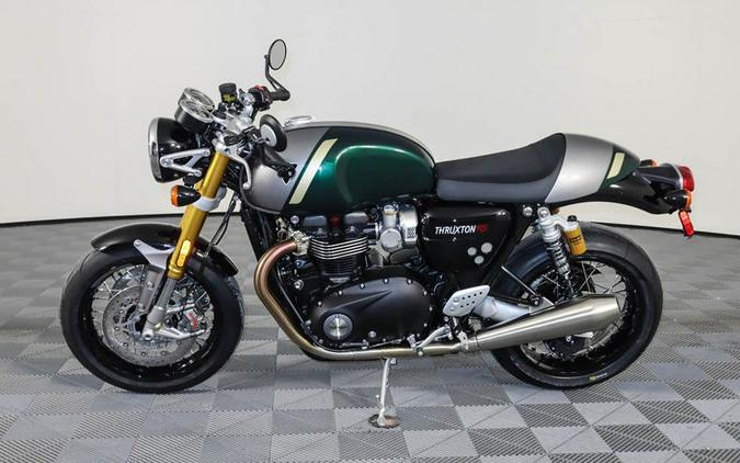 2023 Triumph Thruxton RS Competition Green / Silver Ice