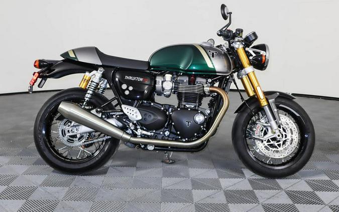 2023 Triumph Thruxton RS Competition Green / Silver Ice