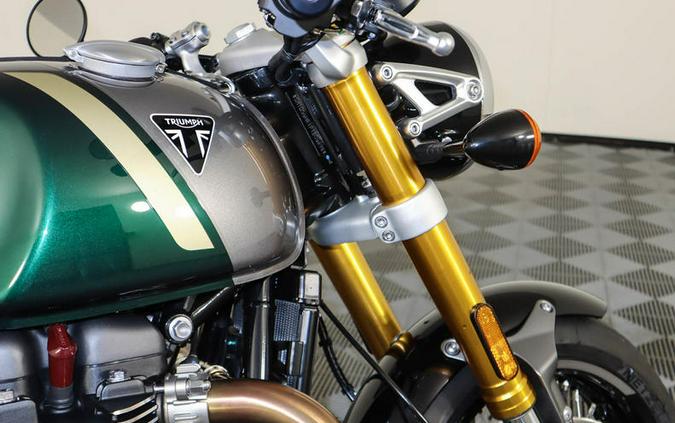 2023 Triumph Thruxton RS Competition Green / Silver Ice