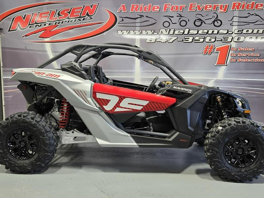 2024 Can-Am® Maverick X3 DS Turbo Fiery Red & Hyper Silver