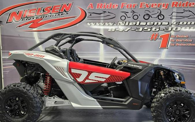 2024 Can-Am® Maverick X3 DS Turbo Fiery Red & Hyper Silver