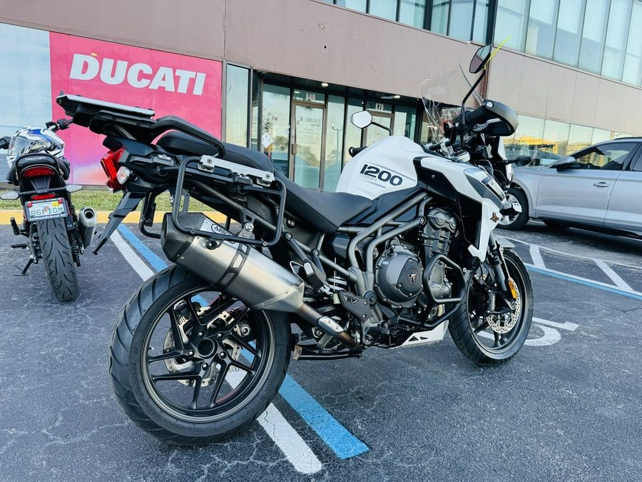 2019 Triumph Tiger 1200 XRT Crystal White
