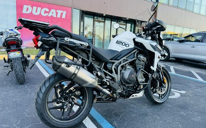 2019 Triumph Tiger 1200 XRT Crystal White