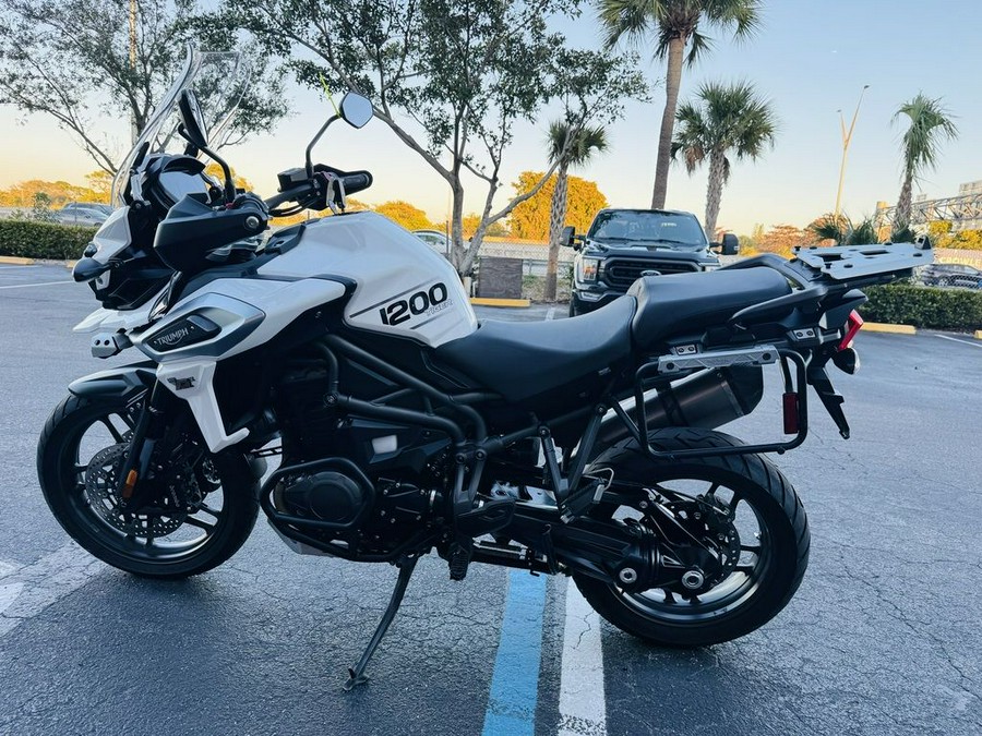 2019 Triumph Tiger 1200 XRT Crystal White