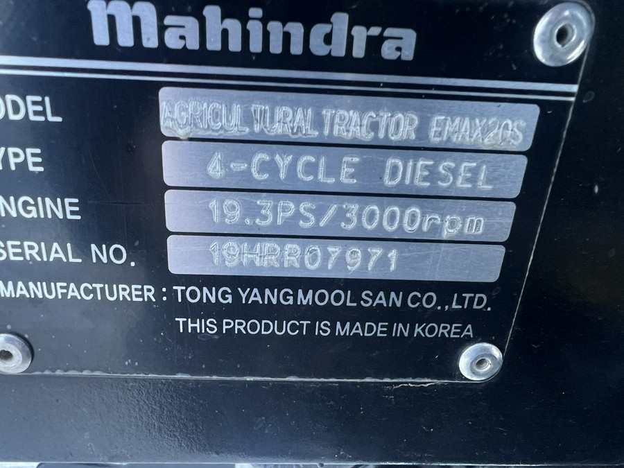 2022 Mahindra eMax 20S HST Cab