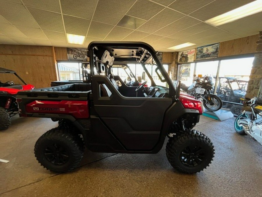 2026 CFMOTO UFORCE U10 Pro BORDEAUX RED W/ ELECTRIC GLASS WS & 1/2 DOORS