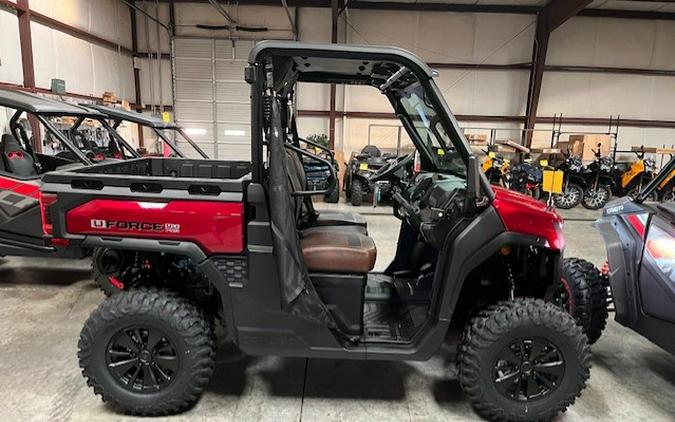 2026 CFMOTO UFORCE U10 Pro BORDEAUX RED W/ ELECTRIC GLASS WS