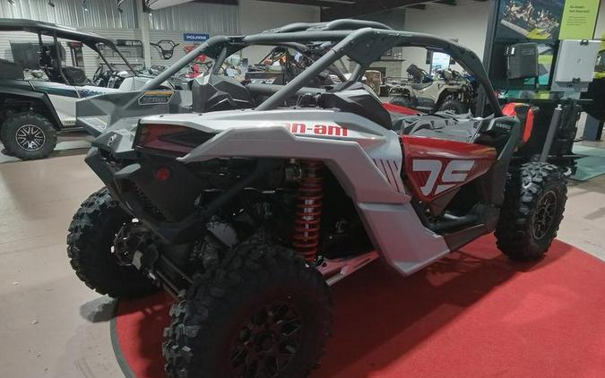 2024 Can-Am® Maverick X3 DS Turbo Fiery Red & Hyper Silver