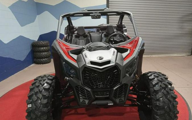 2024 Can-Am® Maverick X3 DS Turbo Fiery Red & Hyper Silver