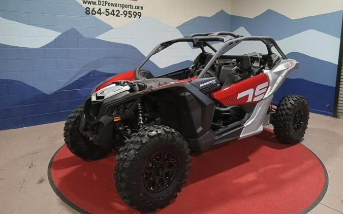 2024 Can-Am® Maverick X3 DS Turbo Fiery Red & Hyper Silver