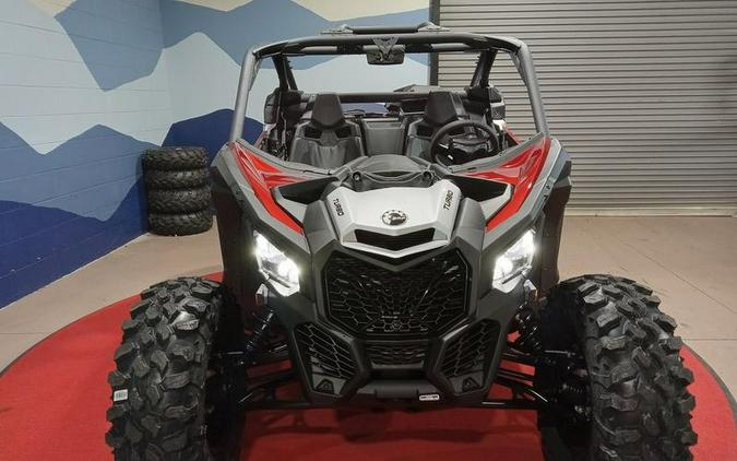 2024 Can-Am® Maverick X3 DS Turbo Fiery Red & Hyper Silver