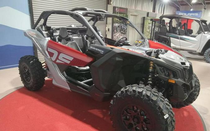 2024 Can-Am® Maverick X3 DS Turbo Fiery Red & Hyper Silver