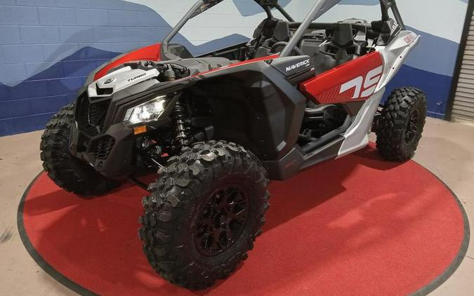 2024 Can-Am® Maverick X3 DS Turbo Fiery Red & Hyper Silver