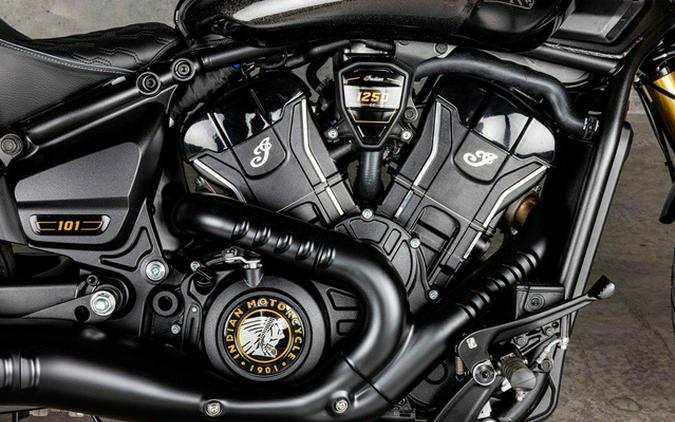 2026 Indian 101 Scout Black Crystal with Super Graphite