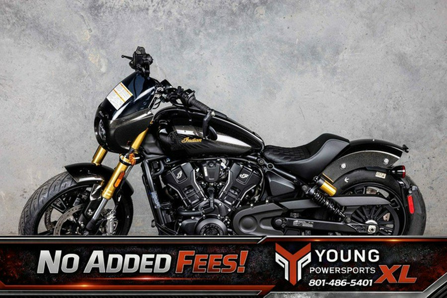 2026 Indian 101 Scout Black Crystal with Super Graphite