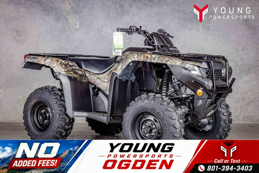 2026 Honda FourTrax Rancher 4x4 Automatic DCT IRS EPS TrueTimber Atera Camo