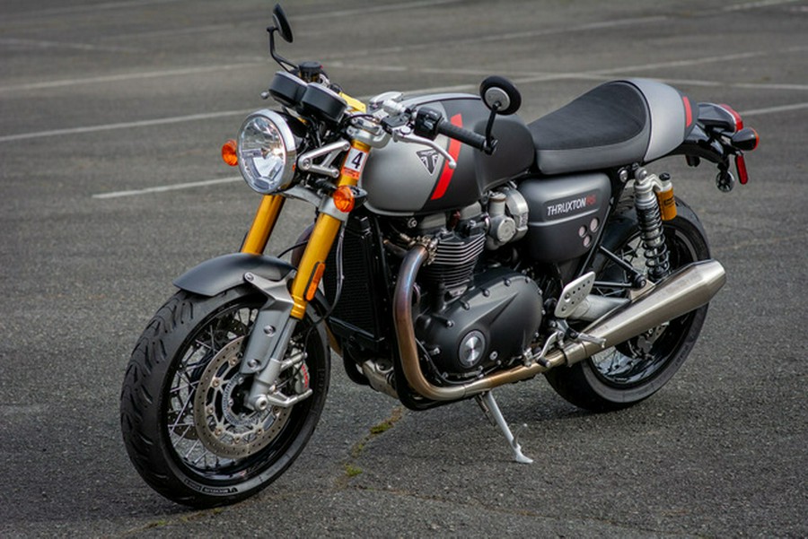 2020 Triumph Thruxton RS Matt Storm Grey And Silver Ice