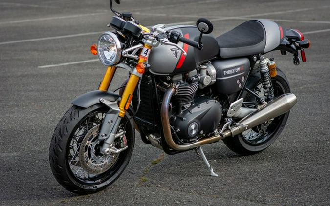 2020 Triumph Thruxton RS Matt Storm Grey And Silver Ice