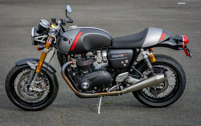 2020 Triumph Thruxton RS Matt Storm Grey And Silver Ice