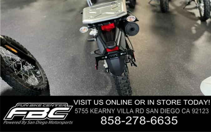 2025 Kawasaki KLR 650 S Pearl Crystal WhiteMetallic Carbon Gray