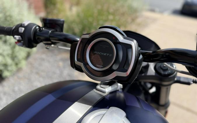 2025 Triumph Rocket 3 Storm R Satin Pacific Blue and Matt Sapphire Black