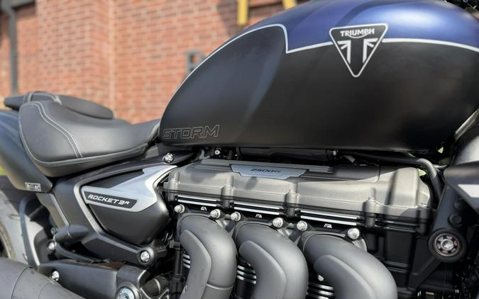 2025 Triumph Rocket 3 Storm R Satin Pacific Blue and Matt Sapphire Black