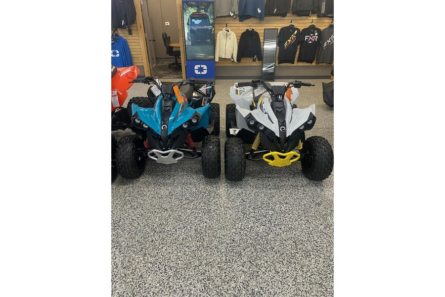 2024 Can-Am Renegade 70 EFI Gray & Yellow / Blue & Black