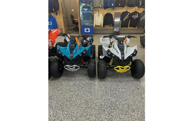 2024 Can-Am Renegade 70 EFI Gray & Yellow / Blue & Black