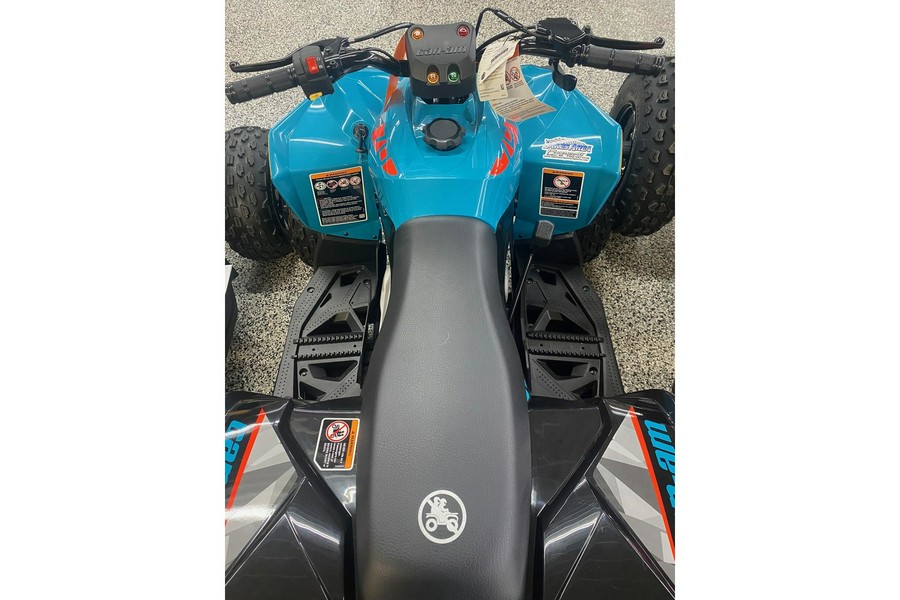 2024 Can-Am Renegade 70 EFI Gray & Yellow / Blue & Black