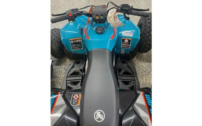 2024 Can-Am Renegade 70 EFI Gray & Yellow / Blue & Black