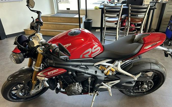 2024 Triumph Speed Triple 1200 RS Carnival Red