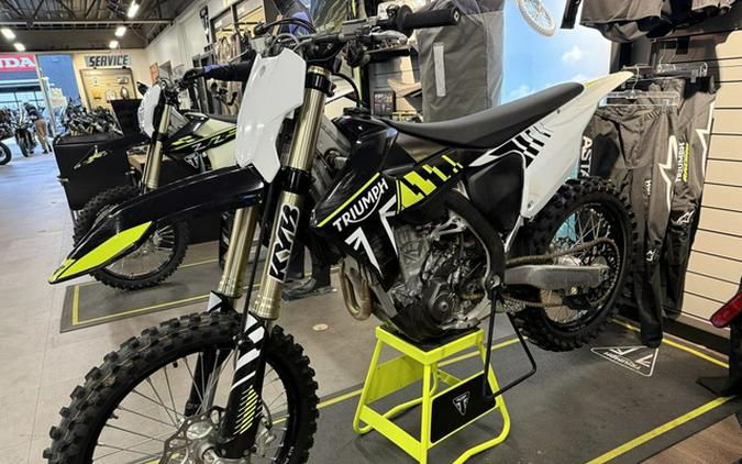 2024 Triumph TF 250-X RacingYellowBlackWhite