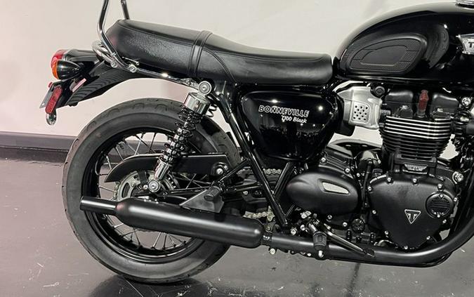 2019 Triumph Bonneville T100 Black Jet Black