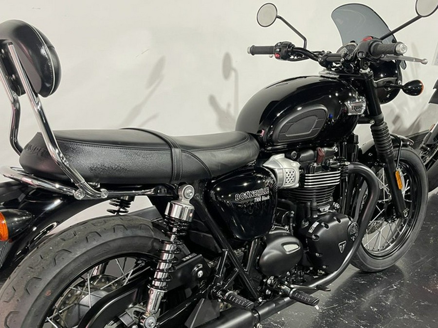 2019 Triumph Bonneville T100 Black Jet Black