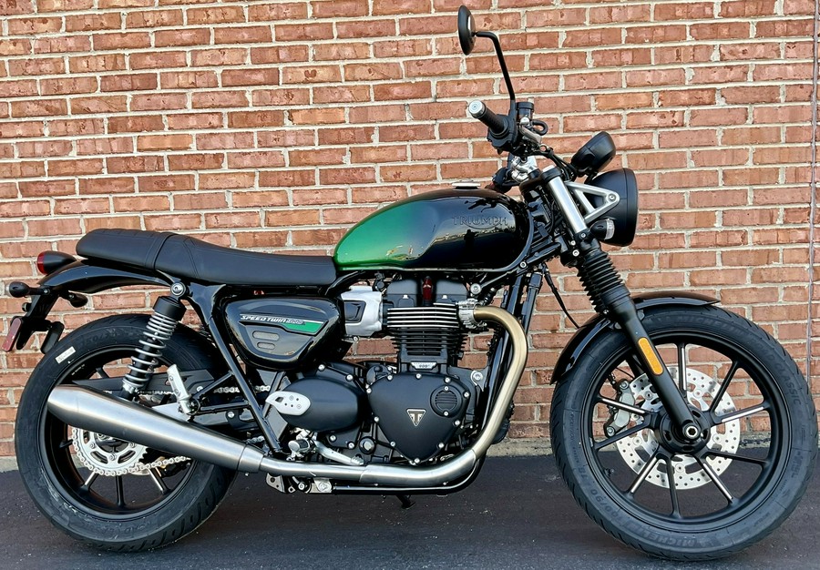 2024 Triumph Speed Twin 900 Green Stealth Edition