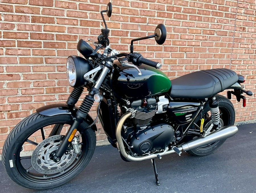 2024 Triumph Speed Twin 900 Green Stealth Edition