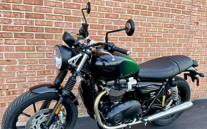 2024 Triumph Speed Twin 900 Green Stealth Edition