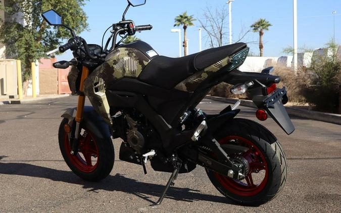 2026 Kawasaki Z125 PRO Cypher Camo Beige