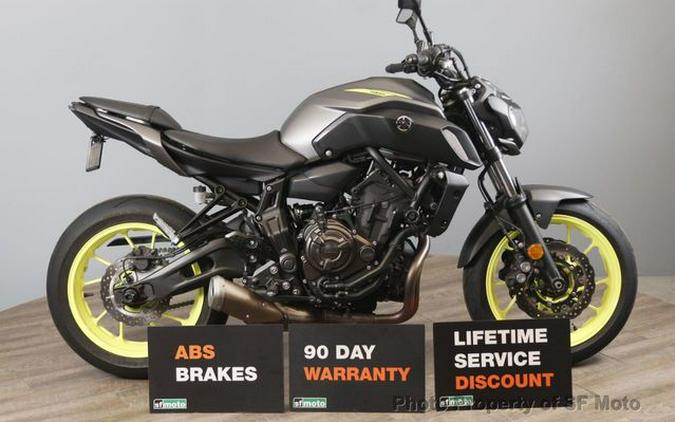 2018 Yamaha MT-07