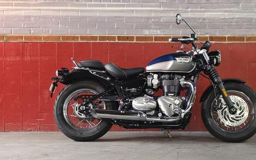 2025 Triumph Bonneville Speedmaster Pacific Blue Silver Ice