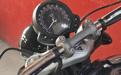 2025 Triumph Bonneville Speedmaster Pacific Blue Silver Ice