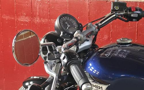 2025 Triumph Bonneville Speedmaster Pacific Blue Silver Ice