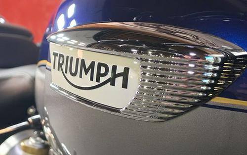 2025 Triumph Bonneville Speedmaster Pacific Blue Silver Ice