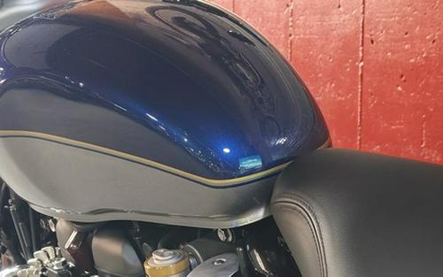 2025 Triumph Bonneville Speedmaster Pacific Blue Silver Ice
