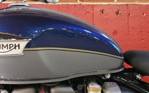 2025 Triumph Bonneville Speedmaster Pacific Blue Silver Ice