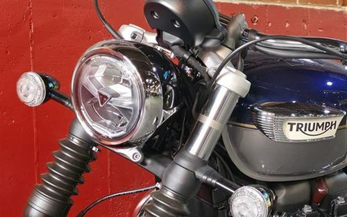 2025 Triumph Bonneville Speedmaster Pacific Blue Silver Ice