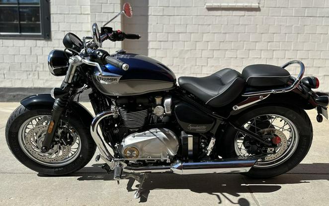 2025 Triumph Bonneville Speedmaster Pacific Blue Silver Ice