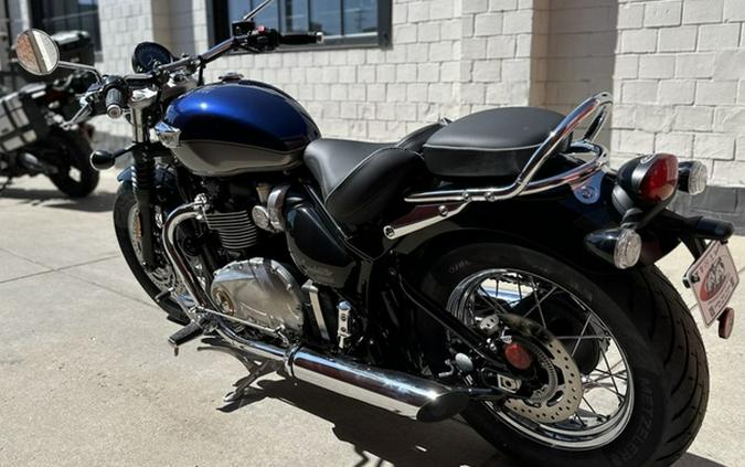 2025 Triumph Bonneville Speedmaster Pacific Blue Silver Ice