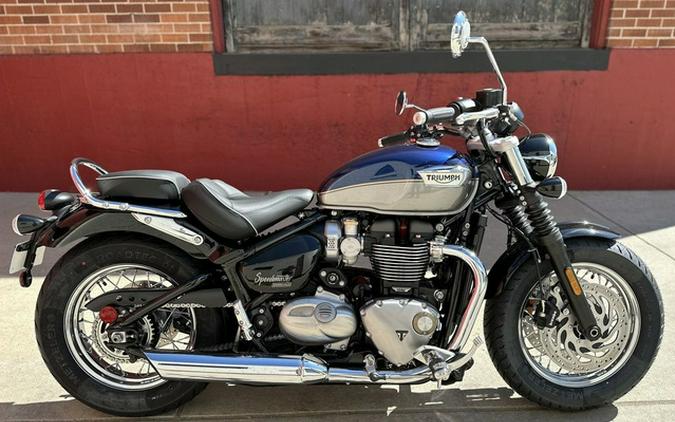 2025 Triumph Bonneville Speedmaster Pacific Blue Silver Ice
