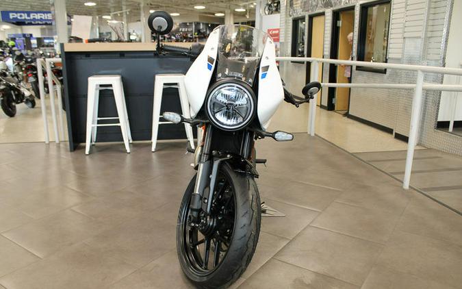 2026 Triumph Thruxton 400 Pearl Metallic White / Storm Grey